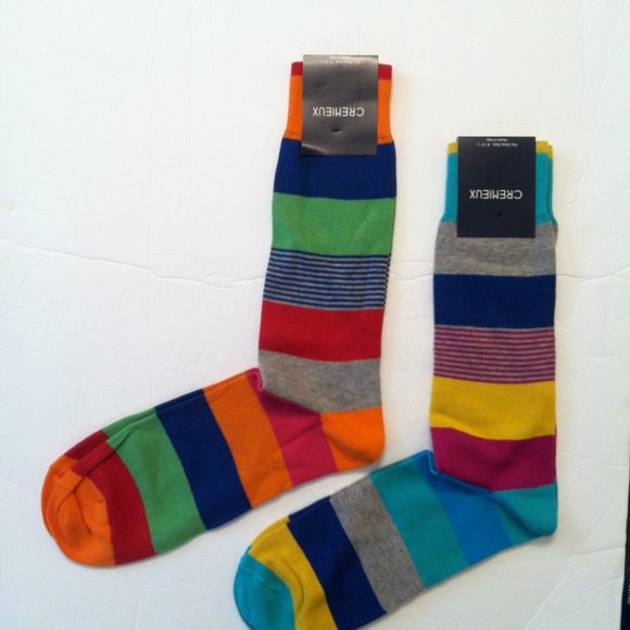 Daniel Cremieux Other - 2 PAIRS OF DANIEL CREMIEUX MENS NEW COTTON BLEND DRESS SOCKS FIT SHOE SIZE: 7-12
